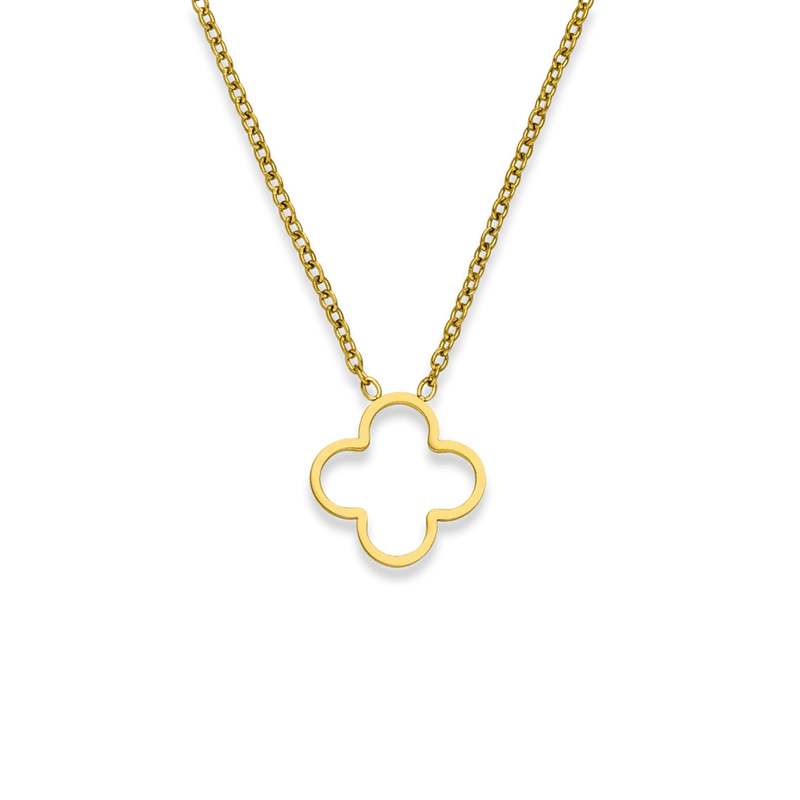 Simple Clover Kette | 18K vergoldet