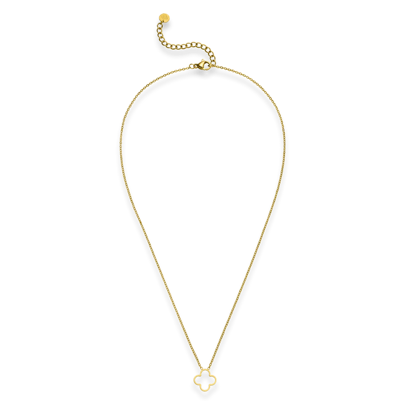 Simple Clover Kette | 18K vergoldet
