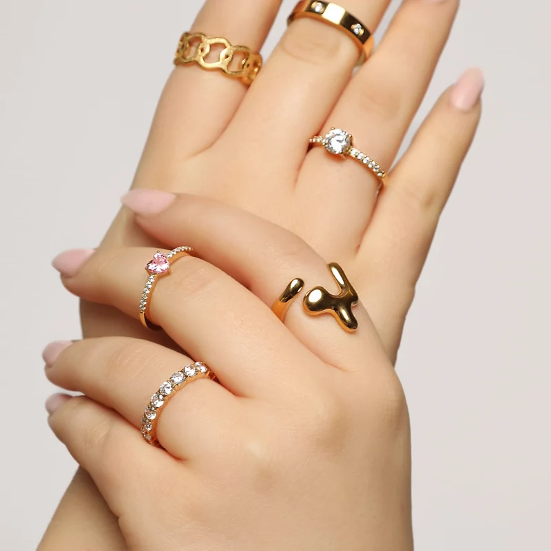Melted Ring | 18K vergoldet