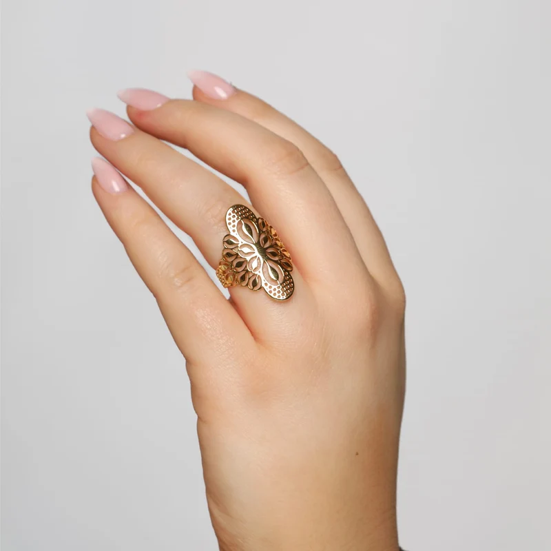 Oriental Ring | 18K vergoldet