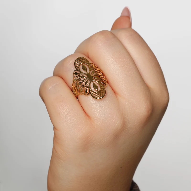 Oriental Ring | 18K vergoldet