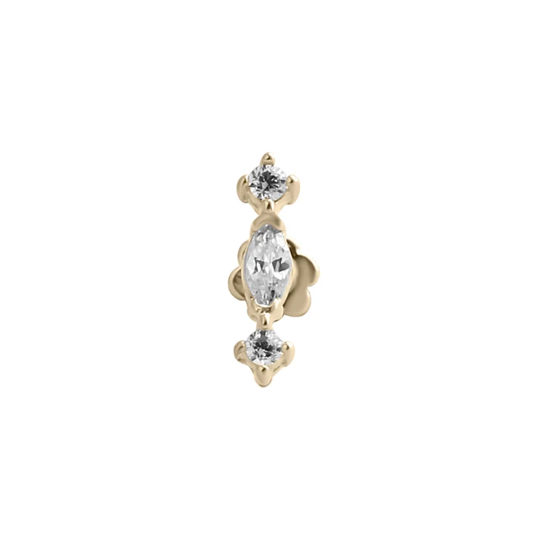 Celeste Piercing - 14 K Gelbgold