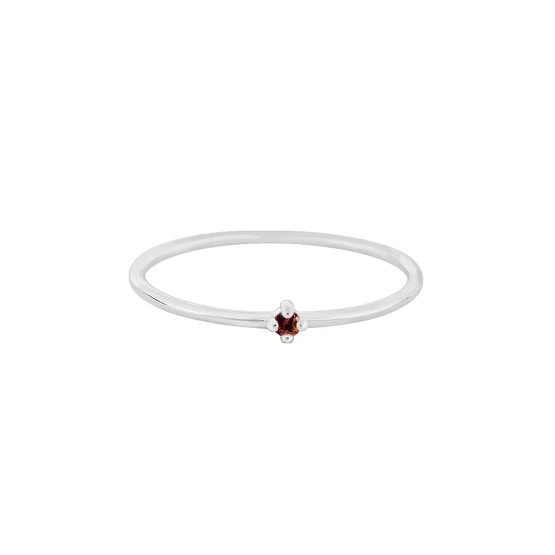 Januar Granat Edelstein Ring