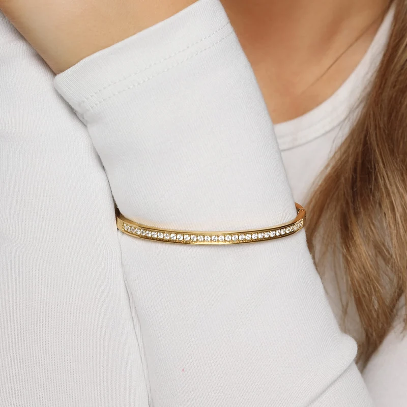 Shine Armreif | 18K vergoldet