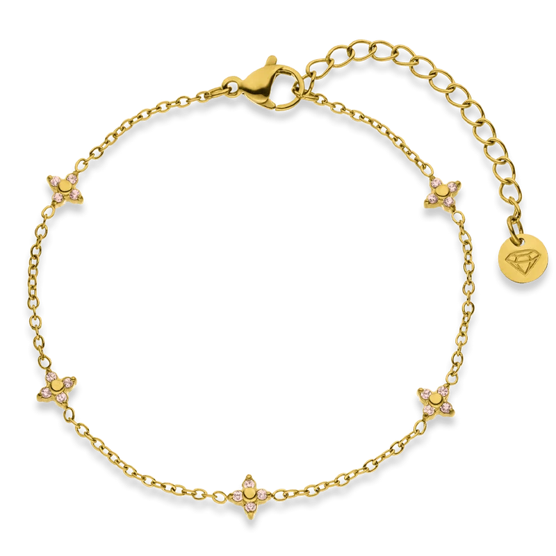 Sweet Four Armband | 18K vergoldet
