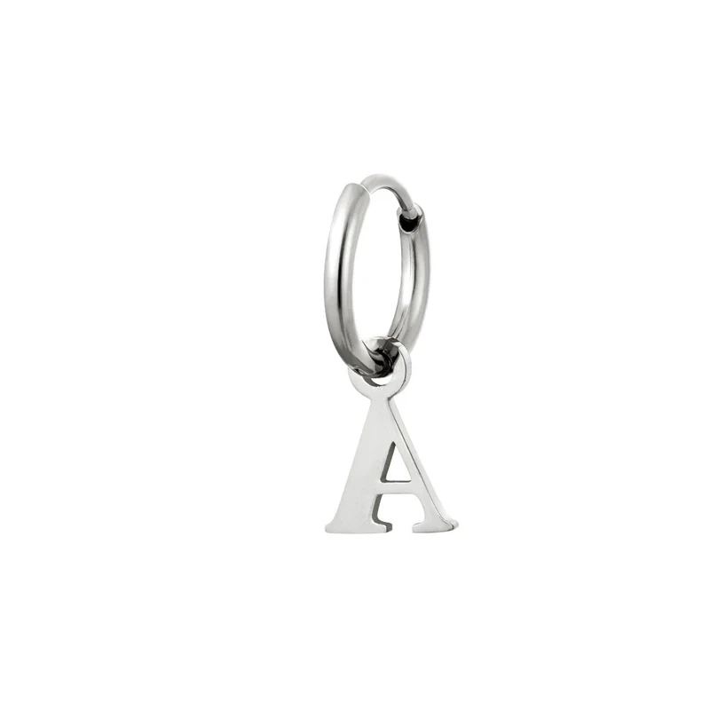 Simple Letter Ohrring | 18K vergoldet