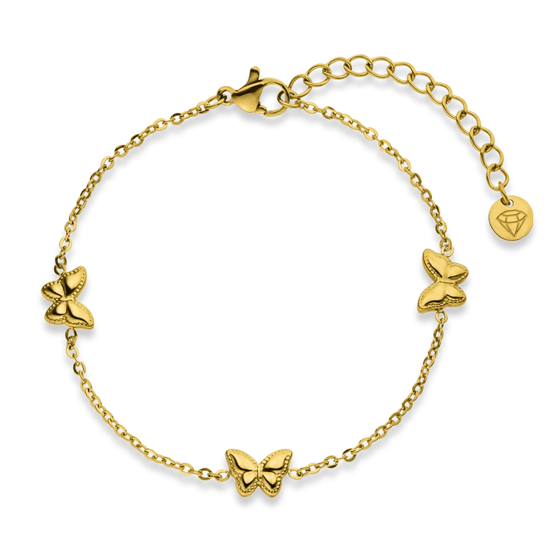 Pure Butterfly Armband | 18K vergoldet