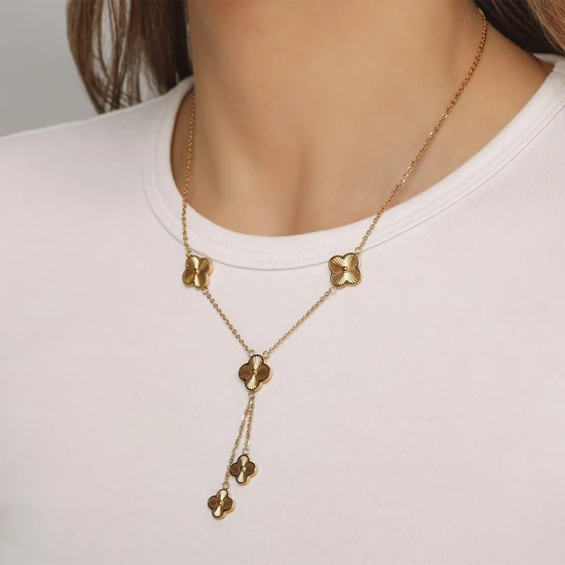 Clover Deluxe Kette | 18K vergoldet