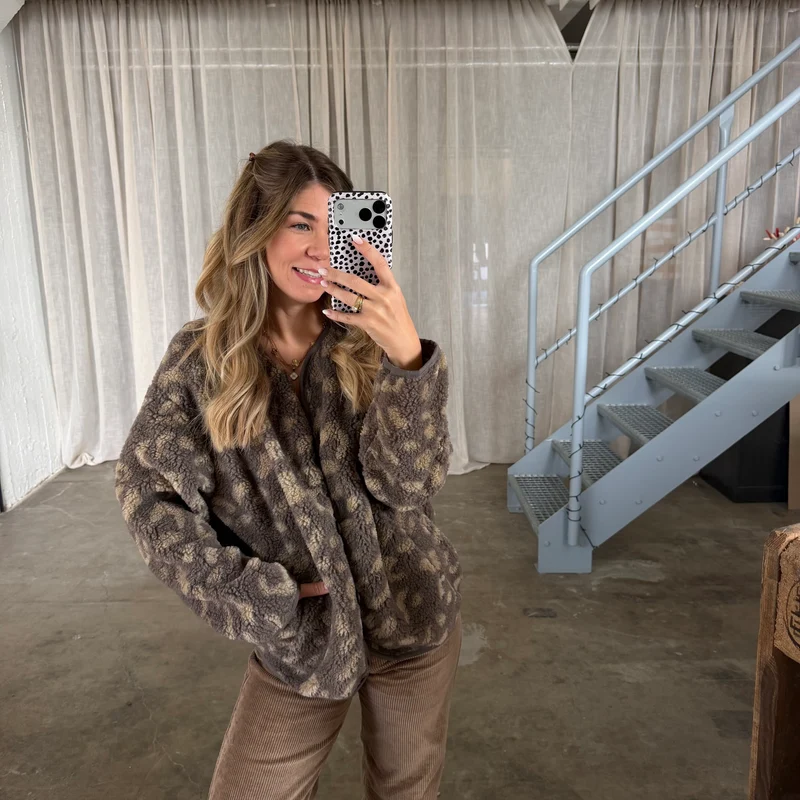 Normalsize Teddy Jacke - Leo Taupe