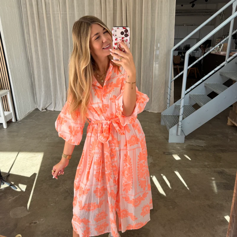Kleid Bella - Orange