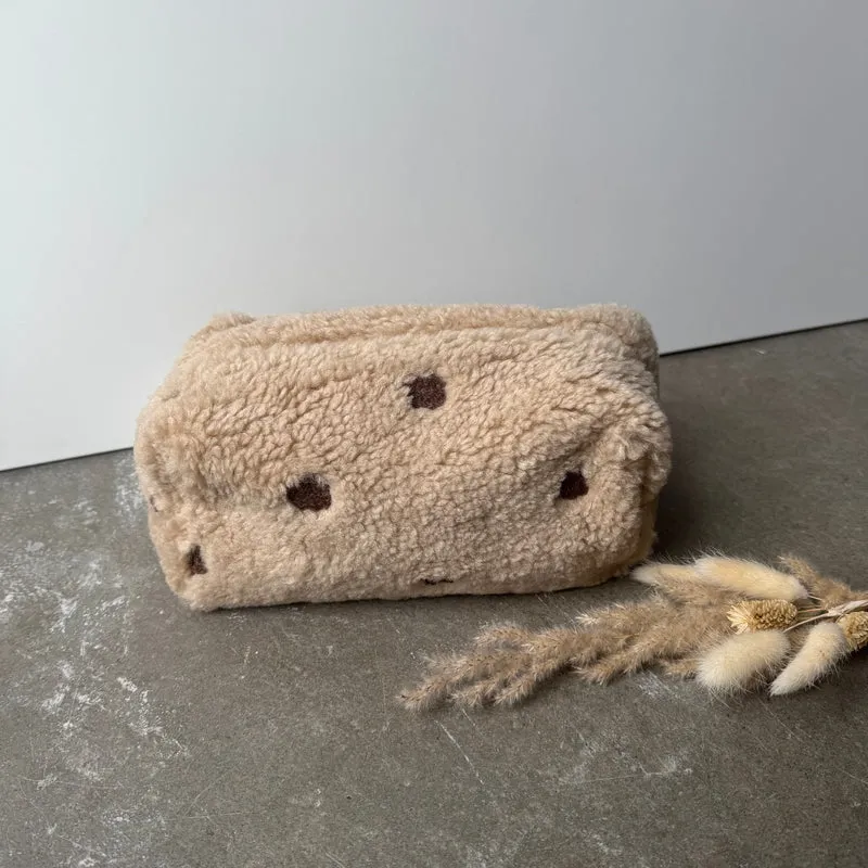Kosmetiktasche Cute Dots - Beige