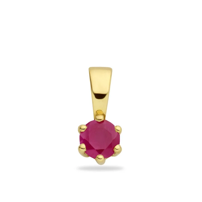 14k Geboortesteen Ketting - Geboortesteen Ketting