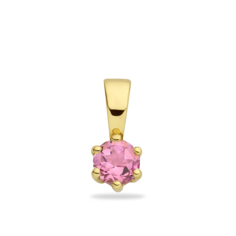 14k Geboortesteen Ketting - Geboortesteen Ketting
