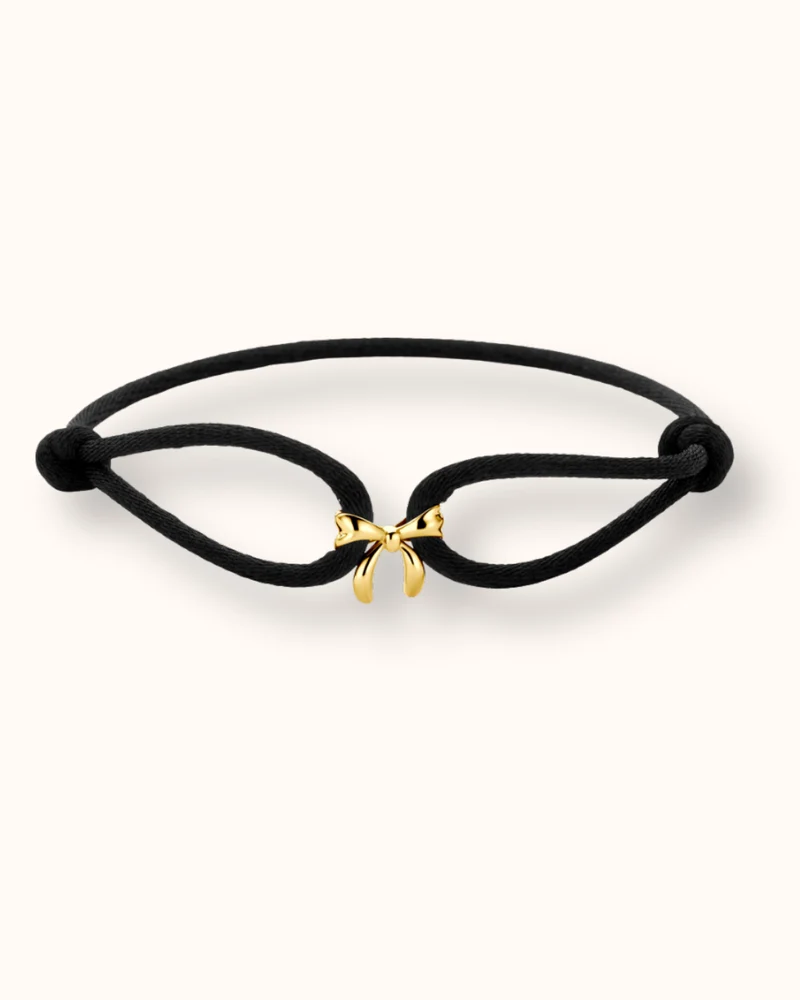 Armband met 14k Gouden Strikje - 14k Solid Gold