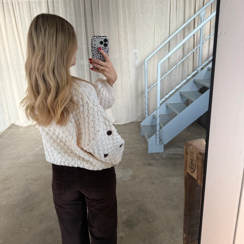 Pops Pulli Dots - Creme