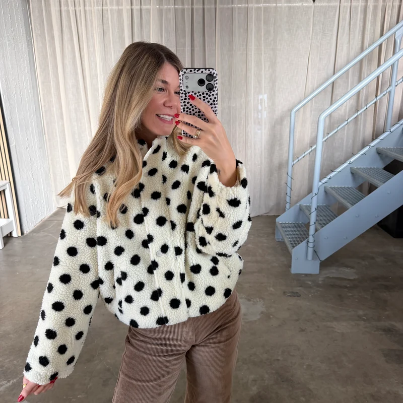 Teddy Jacke Marla - Creme