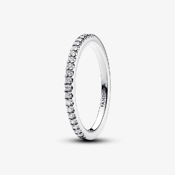 Sparkling Band Ring, Size 60