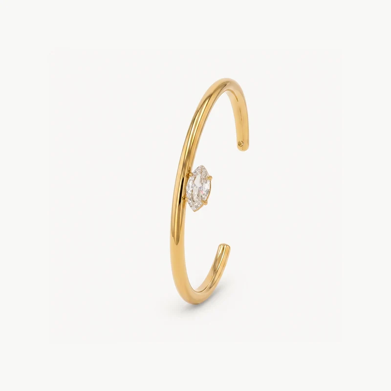 Pure Leaf Armcuff Gold