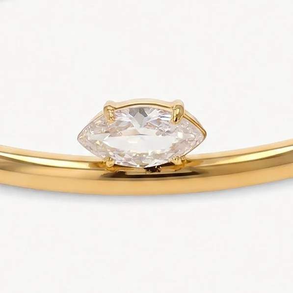 Pure Leaf Armcuff Gold