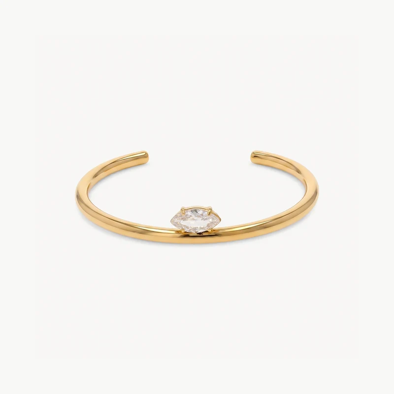 Pure Leaf Armcuff Gold