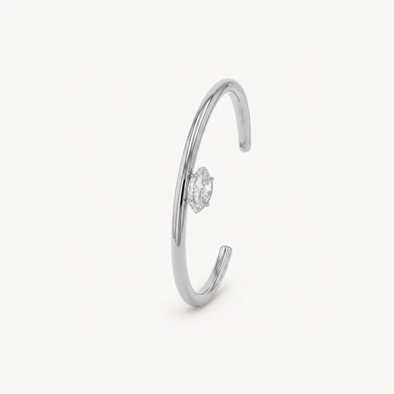 Pure Leaf Armcuff Silver