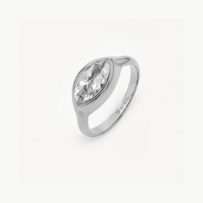 Pure Leaf Ring Silver