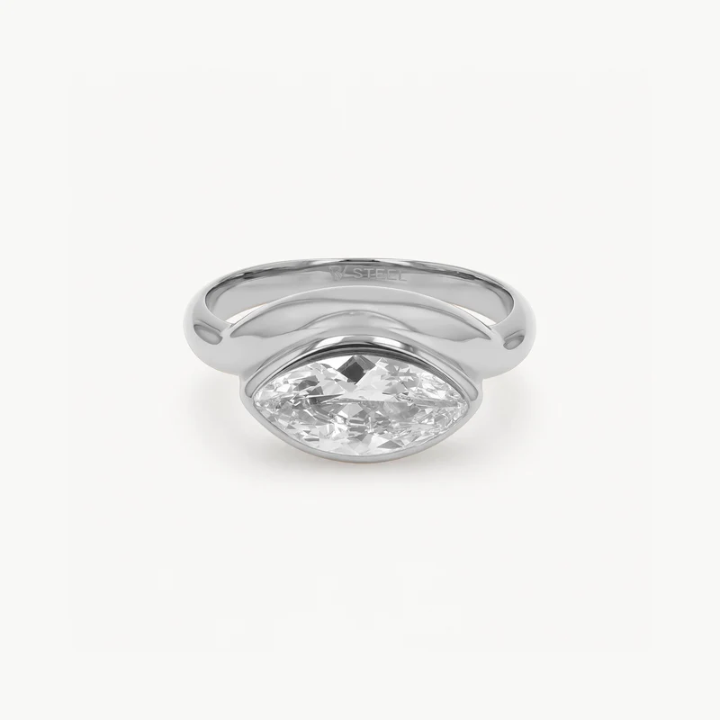 Pure Leaf Ring Silver