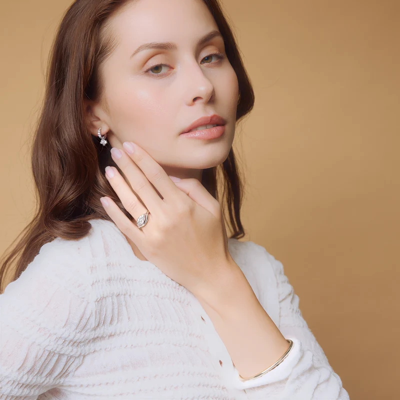 Pure Leaf Ring Silver