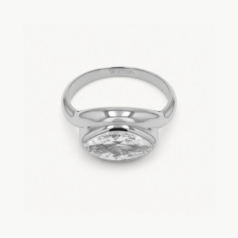 Pure Leaf Ring Silver