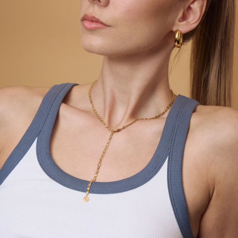 Sunburst Y-Necklace