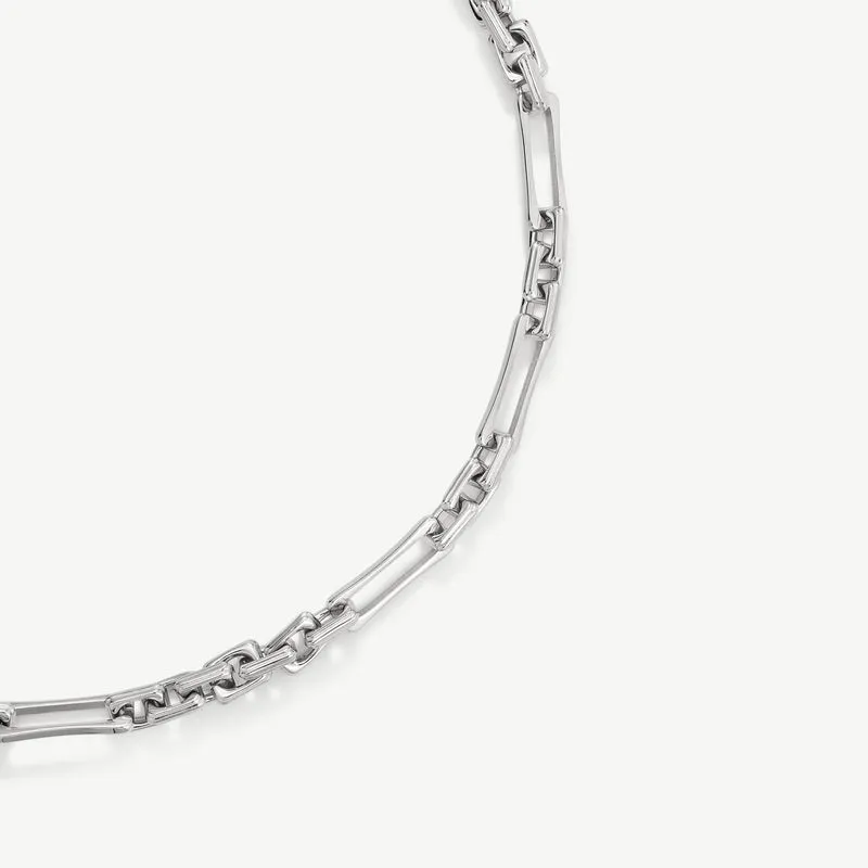 Silver The Lovers Chain Necklace