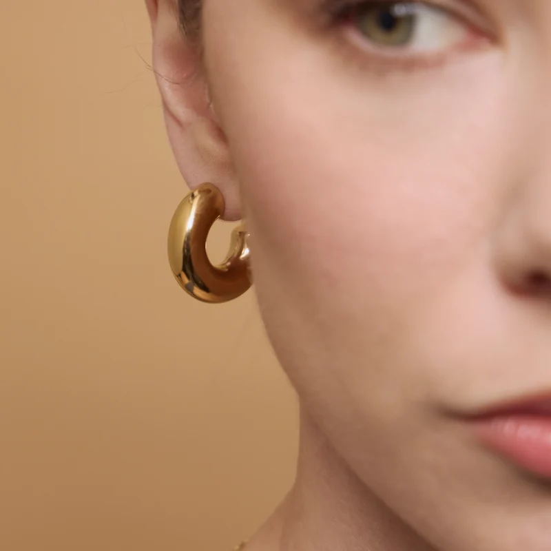 Chubby Large Hoop Earring