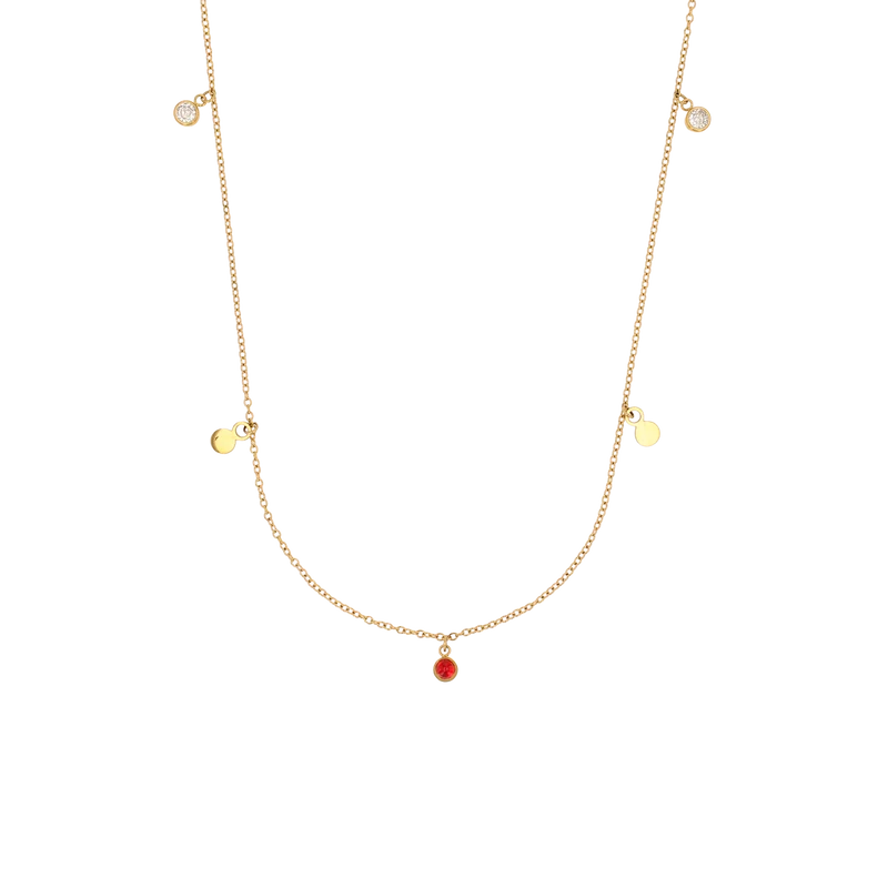 Poppy Mini Charm Necklace