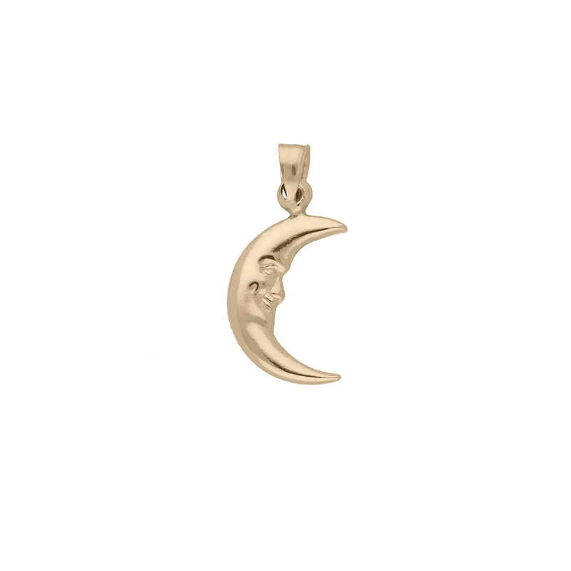 Loving Moon Anhänger - 9 K Echtgold