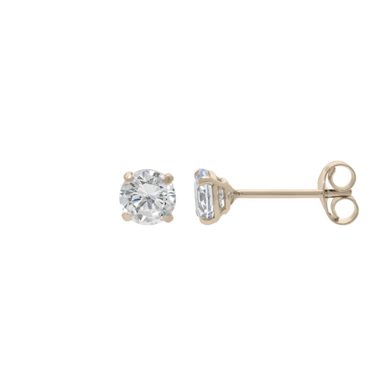 Tiny Sparkle Ohrstecker - 9 K Echtgold