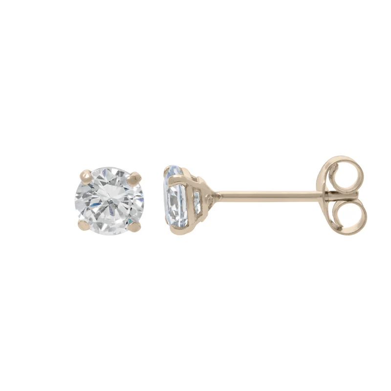 Sparkle Ohrstecker - 9 K Echtgold