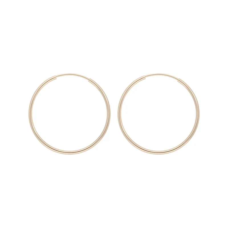 Endless Hoops - 9 K Echtgold