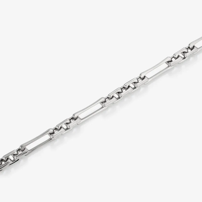 Silver The Lovers Chain Bracelet