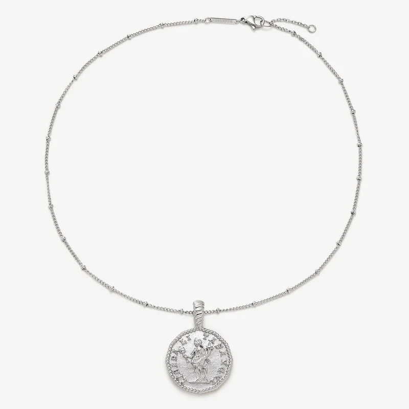 Silver Liberty Coin Necklace