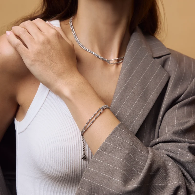Double Fox Chain Bracelet