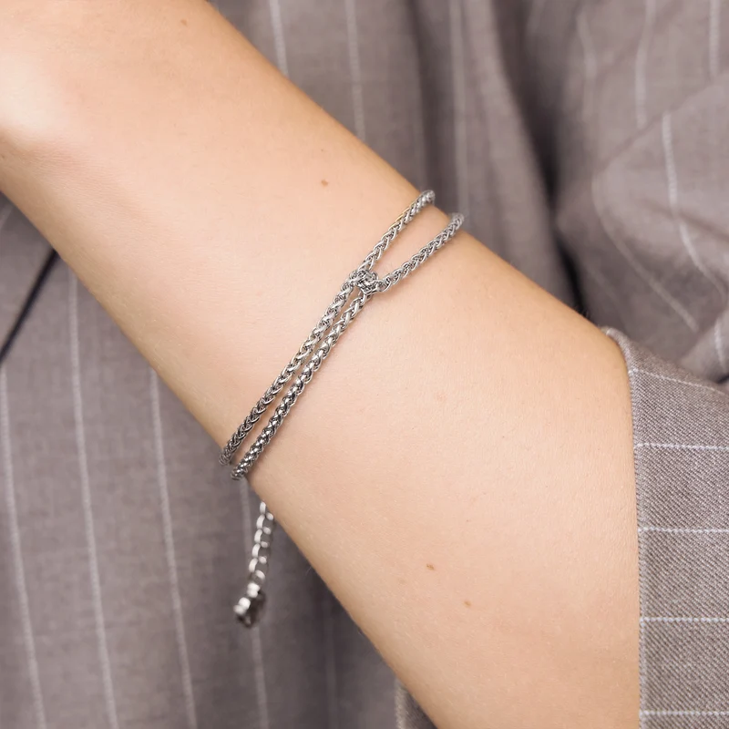 Double Fox Chain Bracelet