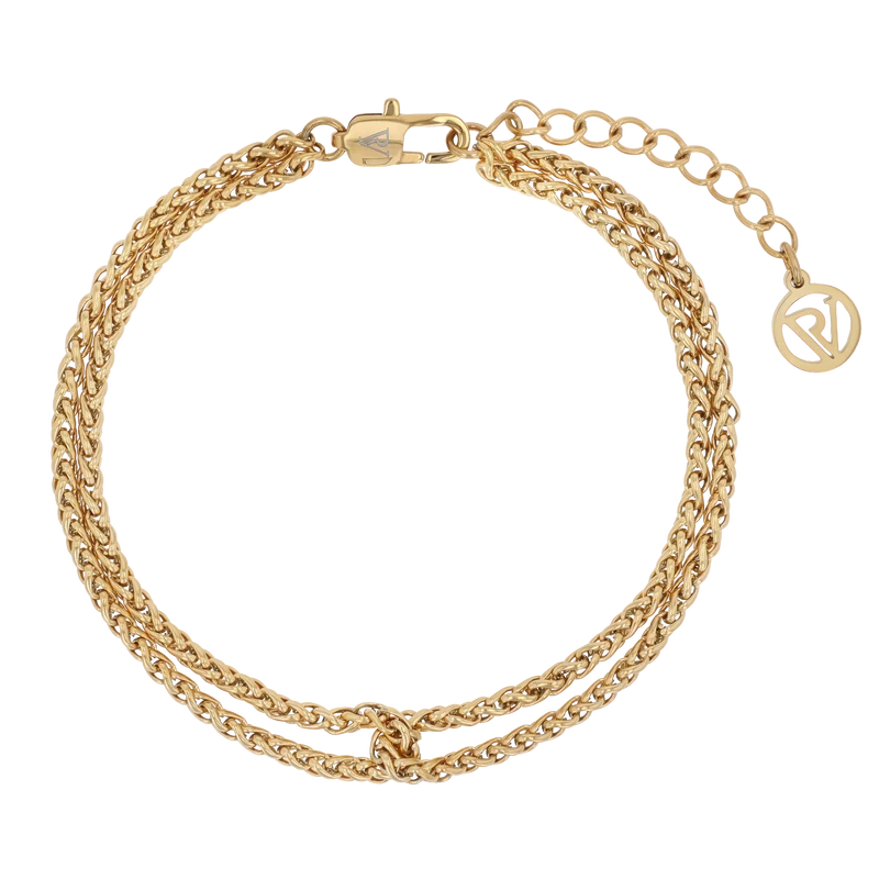 Double Fox Chain Bracelet