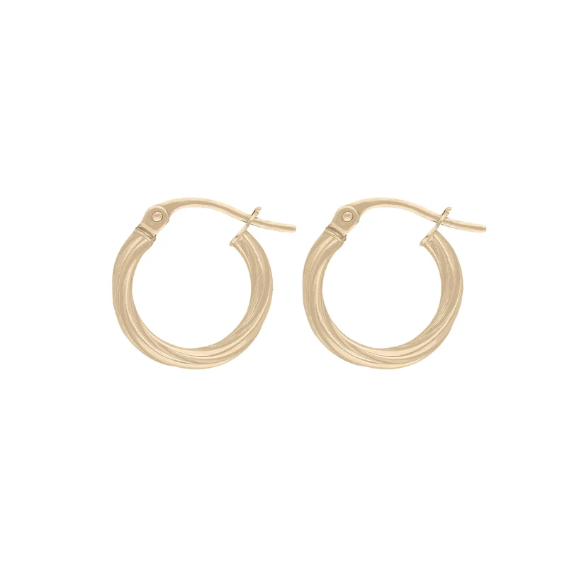 Tiny Maia Hoops - 9 K Echtgold