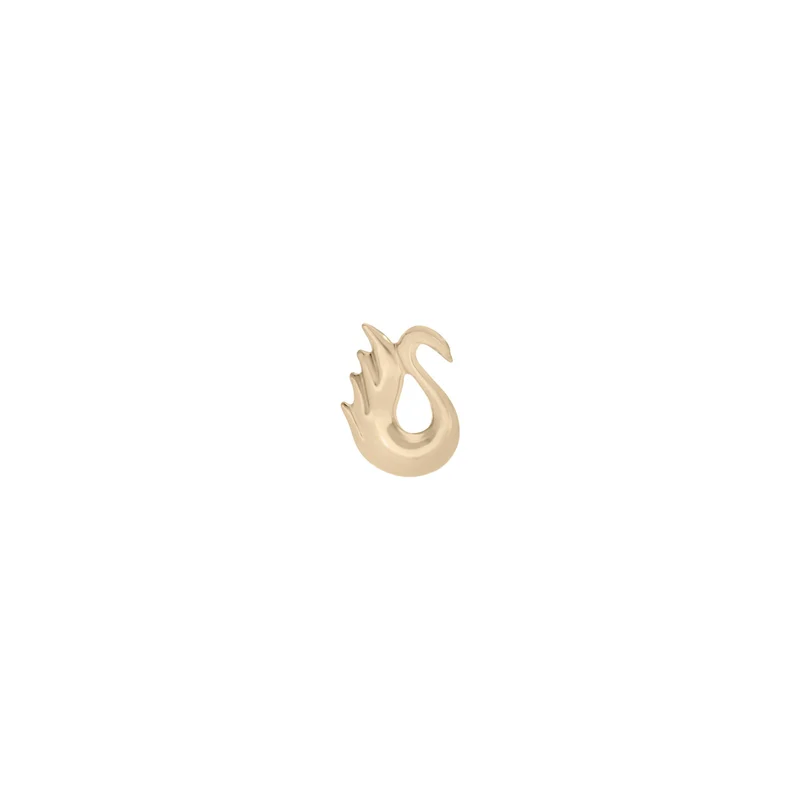 Swan Ohrstecker - 9 K Echtgold
