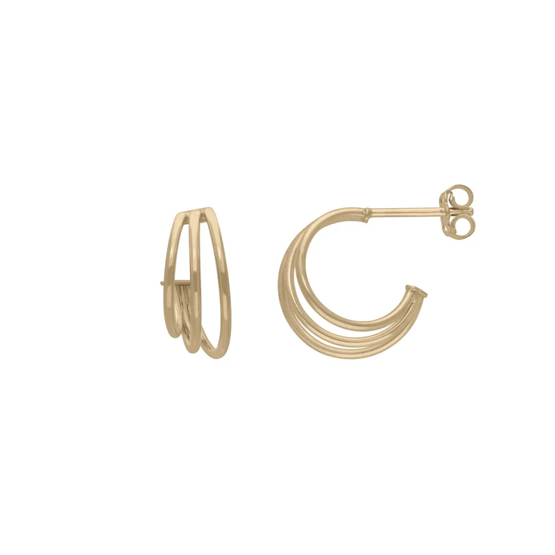 Trinity Threads Ohrstecker - 9 K Echtgold