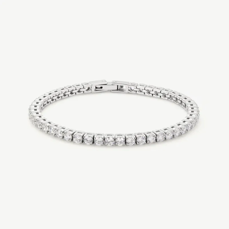 Silver Luxe Tennis Bracelet