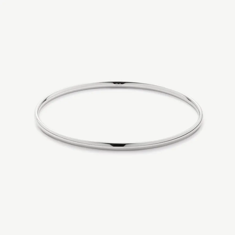 Silver Classic Bangle