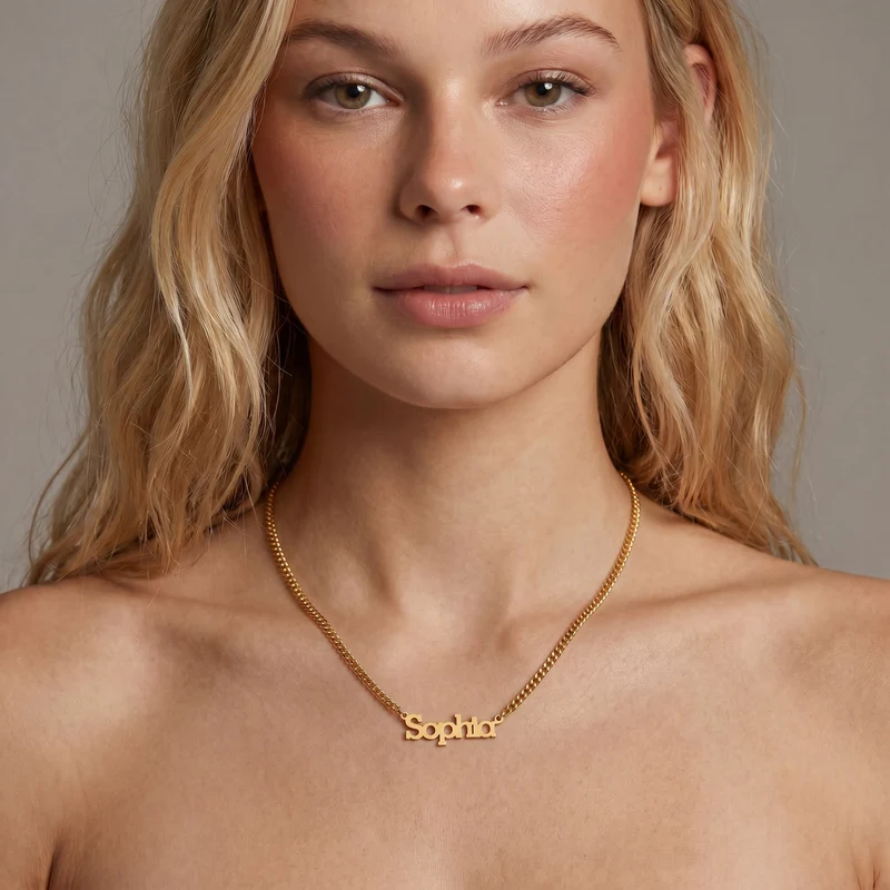 Name Necklace Bold