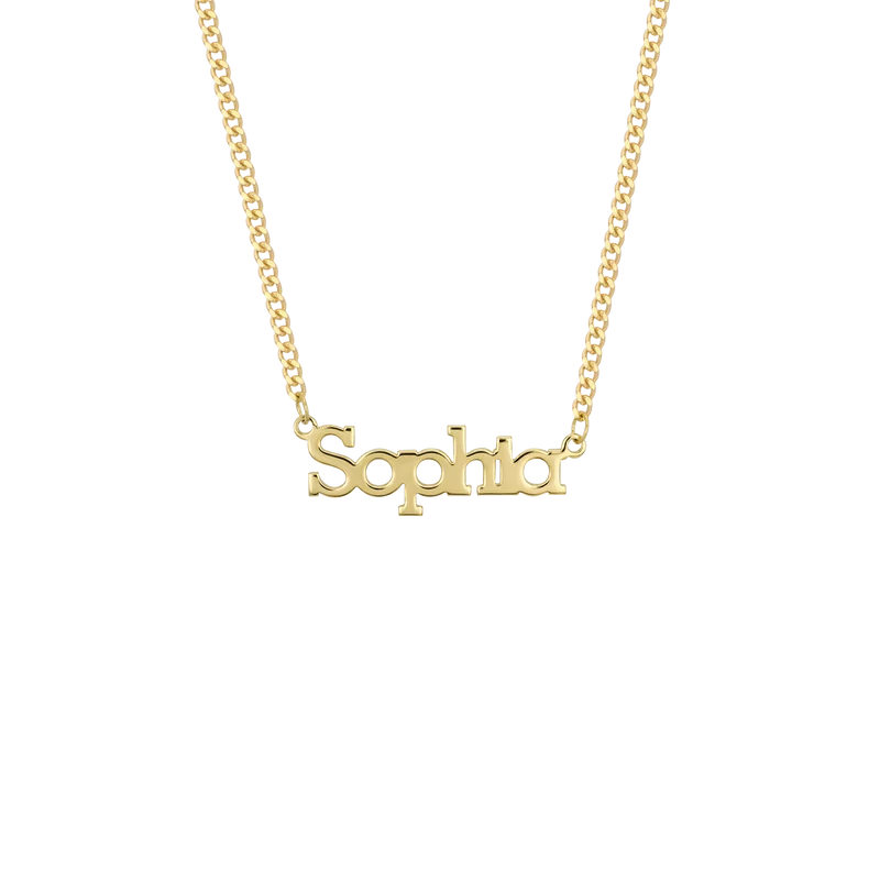 Name Necklace Bold