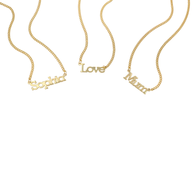Name Necklace Bold